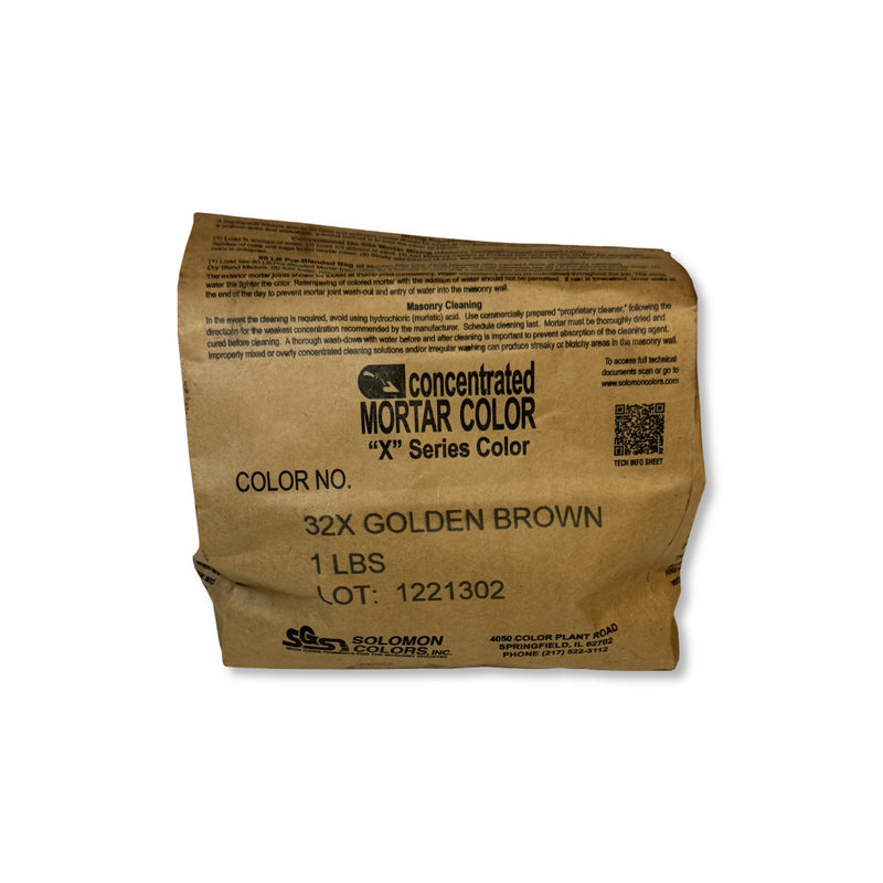 Golden Brown Mortar Color