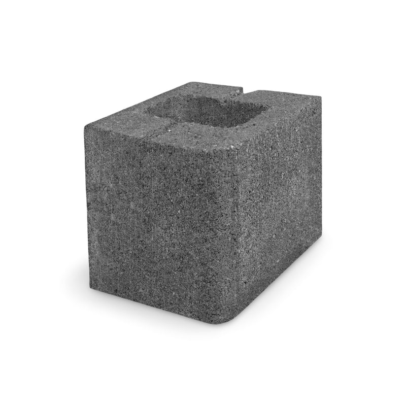 8" Half Single Bullnose Block (LW)