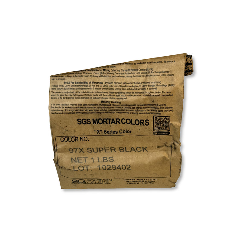 Super Black Mortar Color