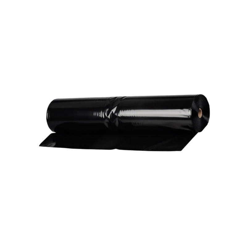 20′ x 100′ Black Plastic Sheeting 4 Mil