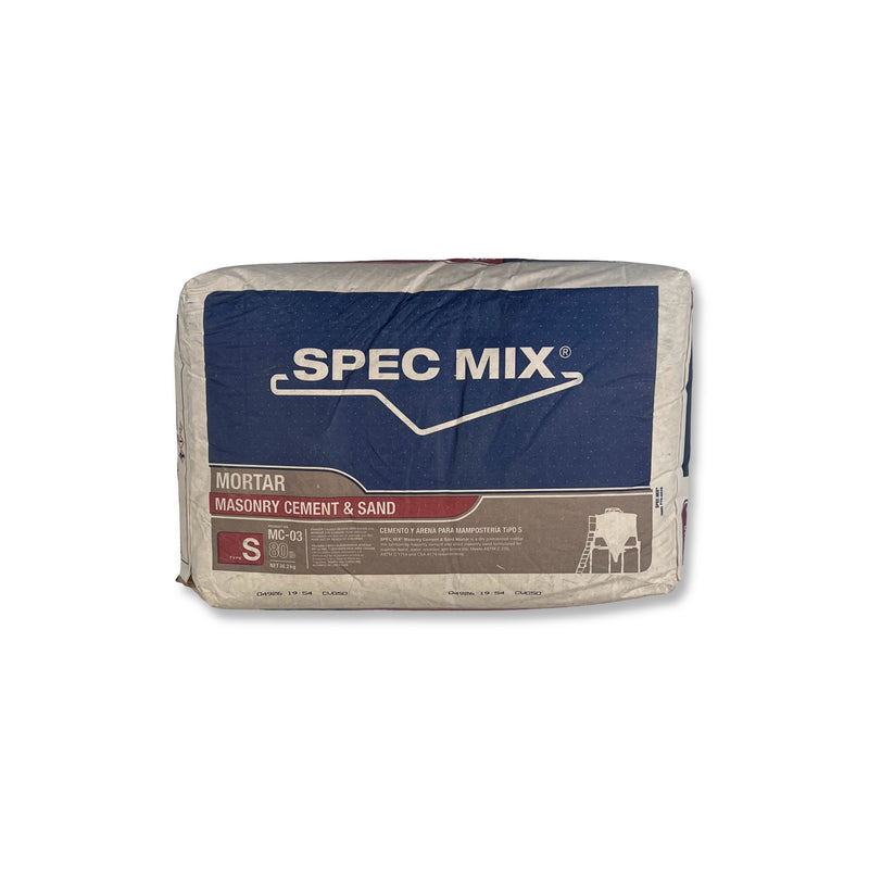 Spec Mix Type S Mortar Mix 80# Bag