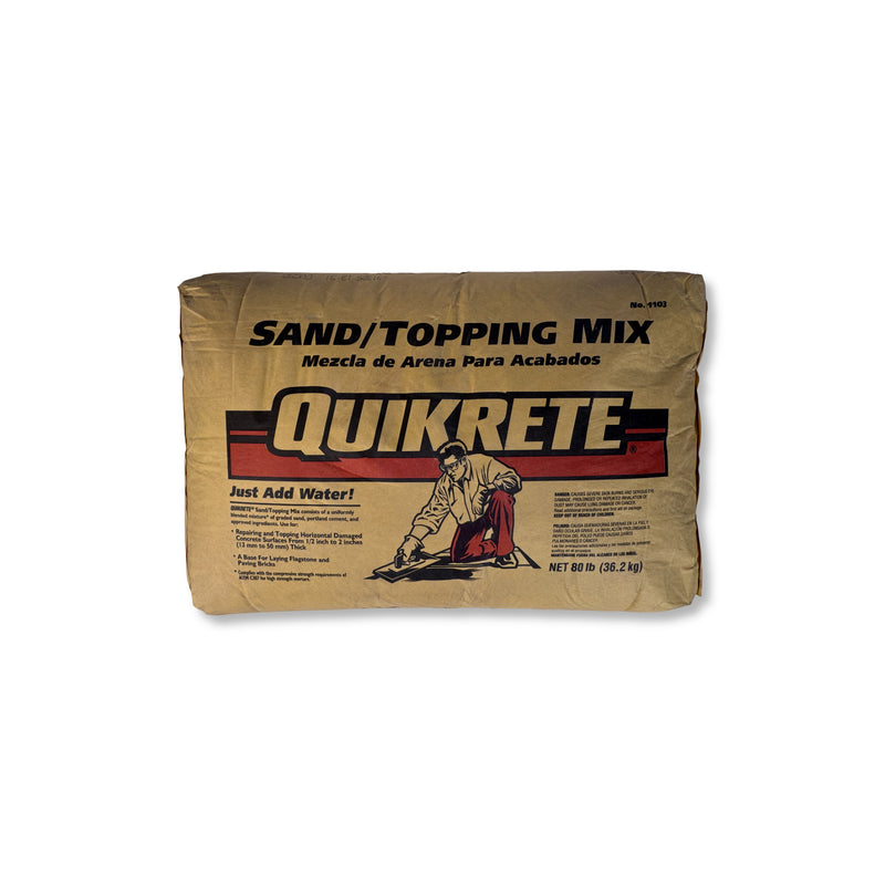 Quikrete Sand/Topping Mix 80# Bag