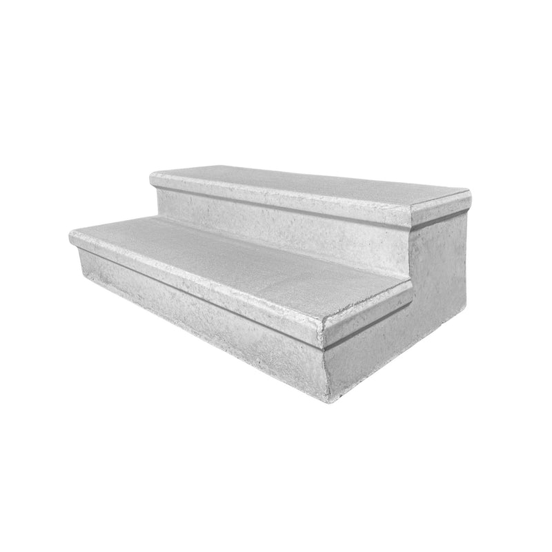 2 Tread Concrete Step (14"H X 2'D x 4'W)